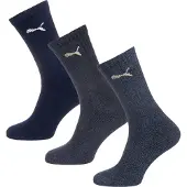 Puma Chaussettes de sport bleu marine / bleu nuit / gris chiné