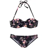 Jette Bikini rose / noir