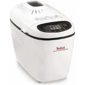 Tefal PF610138 Machine à pain 1600 W avec programmes auto et cuve antiadhésive - Blanc