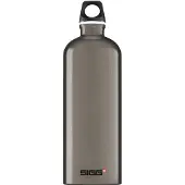 SIGG - Bouteille d'eau en aluminium - Traveller Smoked Pearl - Avec bouchon vis - tanche, l g re et sans BPA - 960 ml - Gris