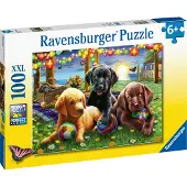 Ravensburger 12886 XXL Hunde Picknick Puzzle 100 Teile