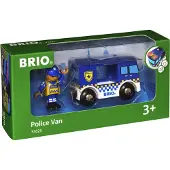 BRIO Voiture de police avec son et lumière ; 33825