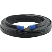 Kramer Câble plat HDMI (15.20 m), Câble vidéo, Noir