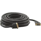 Kramer C-DM/DM/XL Series C-DM/DM/XL-50 - Câble DVI - liaison simple - DVI-D (M) à DVI-D (M) - 15,2 m (15.20 m), Câble vidéo, Noir