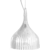 Kartell È, lampes suspendues, verre transparent – lustre