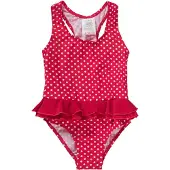 Playshoes Maillot de bain 'PUNKTE' rouge / blanc