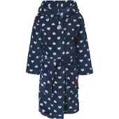 Playshoes Peignoir 'Maritim' bleu foncé / blanc