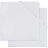 Jollein Drap-Housse Jollein Molton White (2pack)-60 x 120 cm