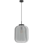 Eglo Lampe suspendue noire Bulciago modèle Ø 35cm