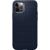 Spigen Coque Liquid Air pour Apple iPhone 12 (Pro) - Bleu foncé