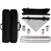 Manfrotto Pro Scrim All In One Kit Small Reflector 1.1x1.2 M Noir