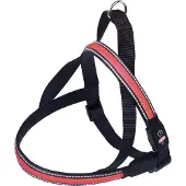 Nobby 78237-01 M Noir, Rouge Nylon Chien Harnais Abdominal