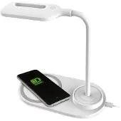 Platinet Lampe de bureau et chargeur mobile sans fil - 2 en 1