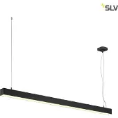 SLV Q-Line Dali Single LED Suspension à intensité variable Noir 1001309