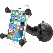 Ram Mounts Support de téléphone X-Grip avec base à ventouse à verrouillage par rotation