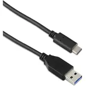 Targus - Câble USB - USB-C (M) à 24 broches vers USB Type A (M) - USB 3.1 Gen 2 - 3A - 1m - support 4K - Noir - Europe