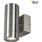 SLV Astina Steel GU10 Outdoor Applique murale ronde Acier inoxydable 304 IP44 GU10