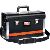 Bahco Coffret à outils en cuir pré-ouvert Noir 4750-FOLTC-1