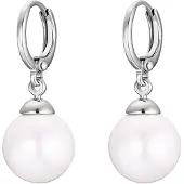 Heidemann Boucles d'oreilles argent / blanc