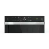 Whirlpool Micro-ondes à surface plane Supreme Chef MWP 337 SB avec gril 33 L 900 W Noir, Argent