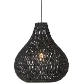 QAZQA Suspension rétro noire 45 cm - Lina Drop