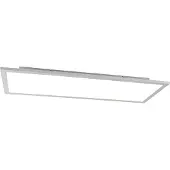 QAZQA Plafonnier moderne en acier avec LED intégré 80 cm - Liv