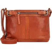 Spikes & Sparrow Cuir sac à épaule bandoulière Bronco Crossover Brandy brun