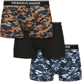 Urban Classics Boxers bleu fumé / bleu-gris / orange / noir