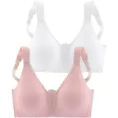 Petite fleur Soutien-gorge rosé / blanc
