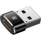 Baseus Adaptateur 3A Usb-C vers Usb-A (Noir)