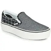 Vans Slip ons CLASSIC SLIP-ON PLATFORM femmes - Gris - 40