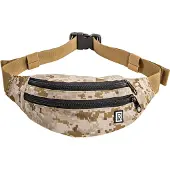 BlackRapid Unisexe, Sac banane, Sac de hanche Digital Camouflage (fermeture éclair / sangle réglable), Multicolore