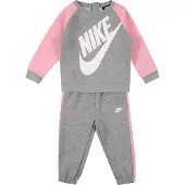 Nike Survêtement 'FUTURA' gris chiné / rose / blanc