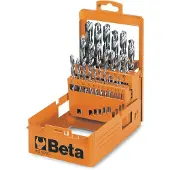 Beta 412/SP25-COFFRET DE 25 FORET ACIER HSS (1-13mm)