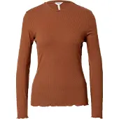 Object Amie Long Sleeve T-shirt Marron XL Femme
