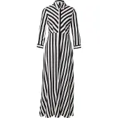 Y.A.S Robe-chemise 'YASSavanna' noir / blanc