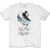 Ginza.se Hommes, T-shirt, The Wall Teacher, Blanc, (XL)