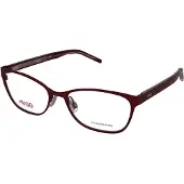 HUGO Lunettes de Vue HG 1008 54/17/145 Matte burgundy pink Stainless steel WOMAN HG 1008