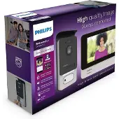 Philips Vidéophone couleur WelcomeEye Connect 2, 7 ", Écran tactile, Couleur du moniteur, Argent