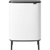 Brabantia Bo Touch Bin Hi Poubelle - 60 L - Blanc