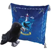 Noble Collection Coussin et peluche "Corbeau", animal héraldique de Ravenclaw