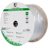 Deltaco Câble UTP, 305m, CAT6a, gris (U/UTP, CAT6a, 305 m)