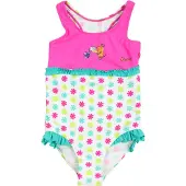 Playshoes Maillot de bain 'DIE MAUS' jaune / jade / fuchsia / blanc