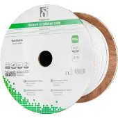 Deltaco S / Câble d'installation FTP Cat7, LSZH, 100 m, blanc