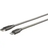 ESTUFF ES602160 câble Lightning 1 m Acier inoxydable