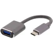 Deltaco Adaptateur Usb-c Vers Usb-a Usbc-1279