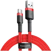 Baseus Cable Usb Do Usb-C Cafule 3A 1M (Czerwony)