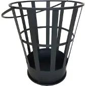 Esschert Design Braséro Forme Seau - Métal Noir - 37,3 x 35,1 x H 40,2 cm