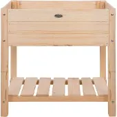 Esschert Design Jardinière surélevée Bois clair S