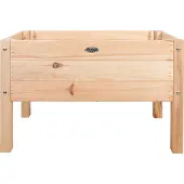 Esschert Design Lit surélevé nature pour enfants 50 cm de haut - bois de pin